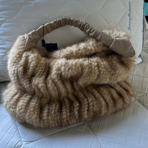 Genuine Mink Fur Bag by Belle Fare-Denmark fur.  New item.